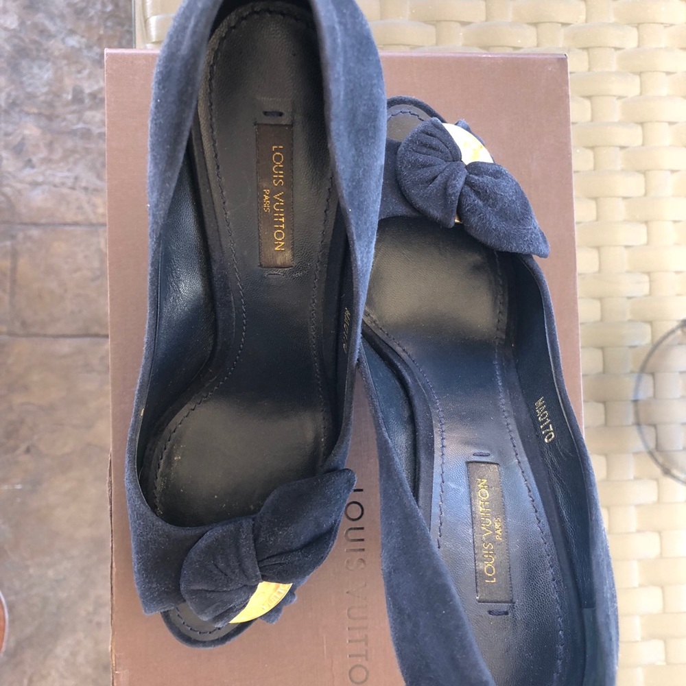 Louis vuitton navy blue shoes - Picture 6 of 7